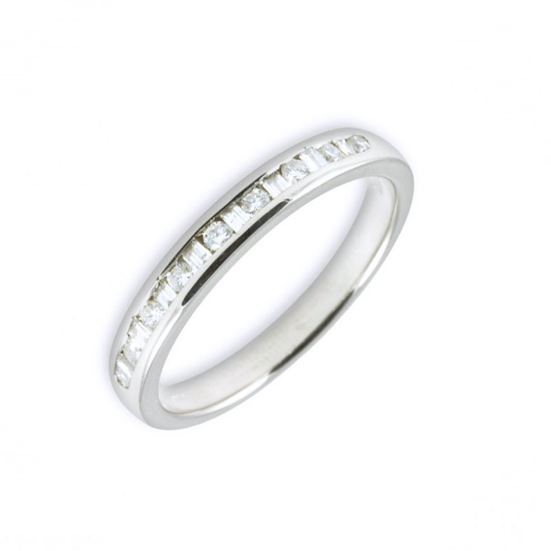 Palladium 0.25ct Diamond Eternity Ring