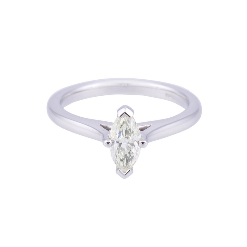Platinum 0.50ct Diamond Solitaire Ring