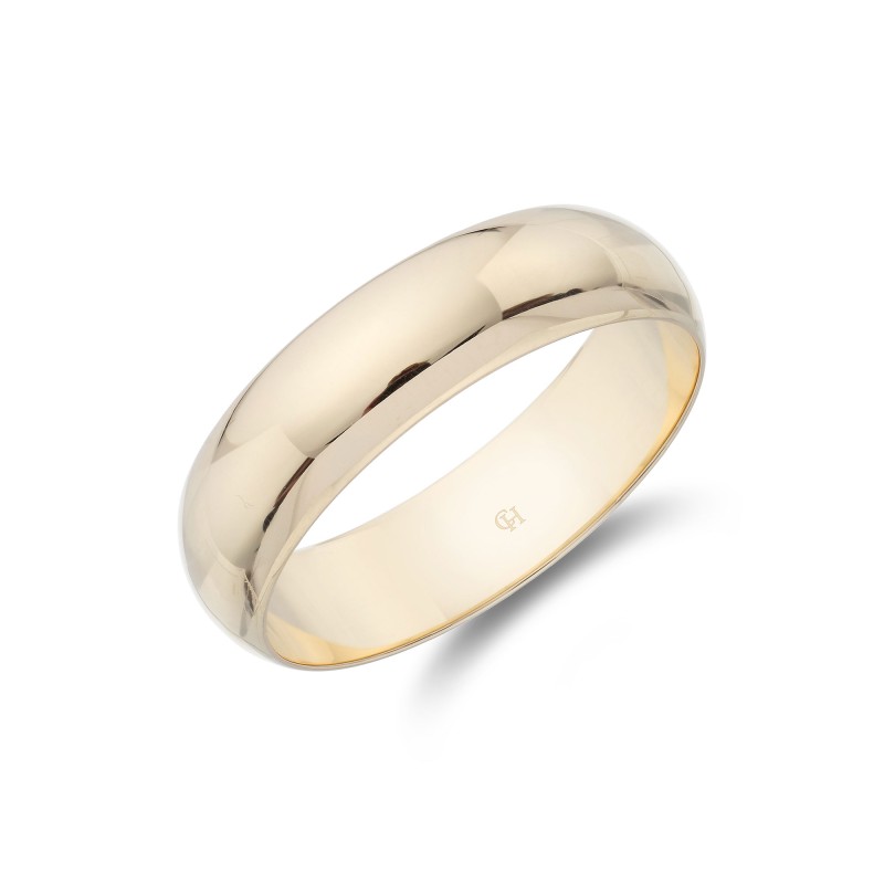 18ct Yellow Gold 5mm Wedding Ring
