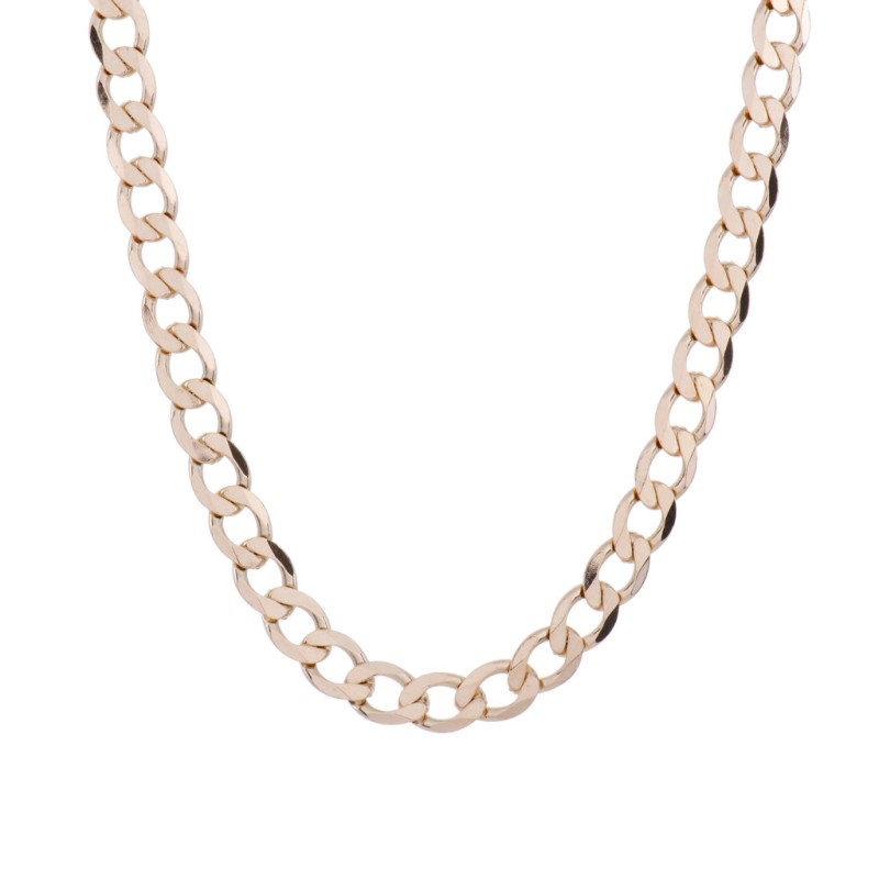 9ct Yellow Gold 20 Inch Metric Curb Chain