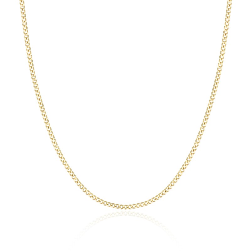 9ct Yellow Gold 18' Curb Chain