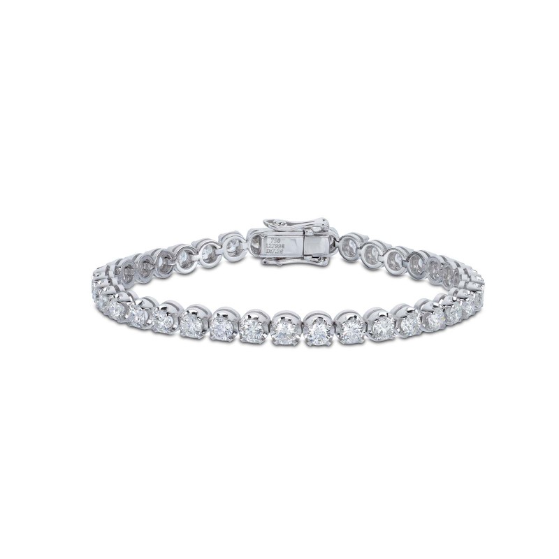 18ct White Gold Brilliant Cut 7.00ct Diamond Bracelet