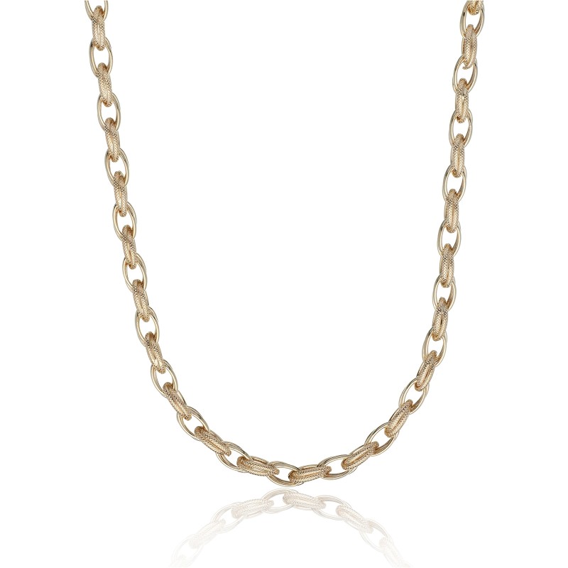 9ct Yellow Gold  'Prince Of Wales' Chain Link Necklace