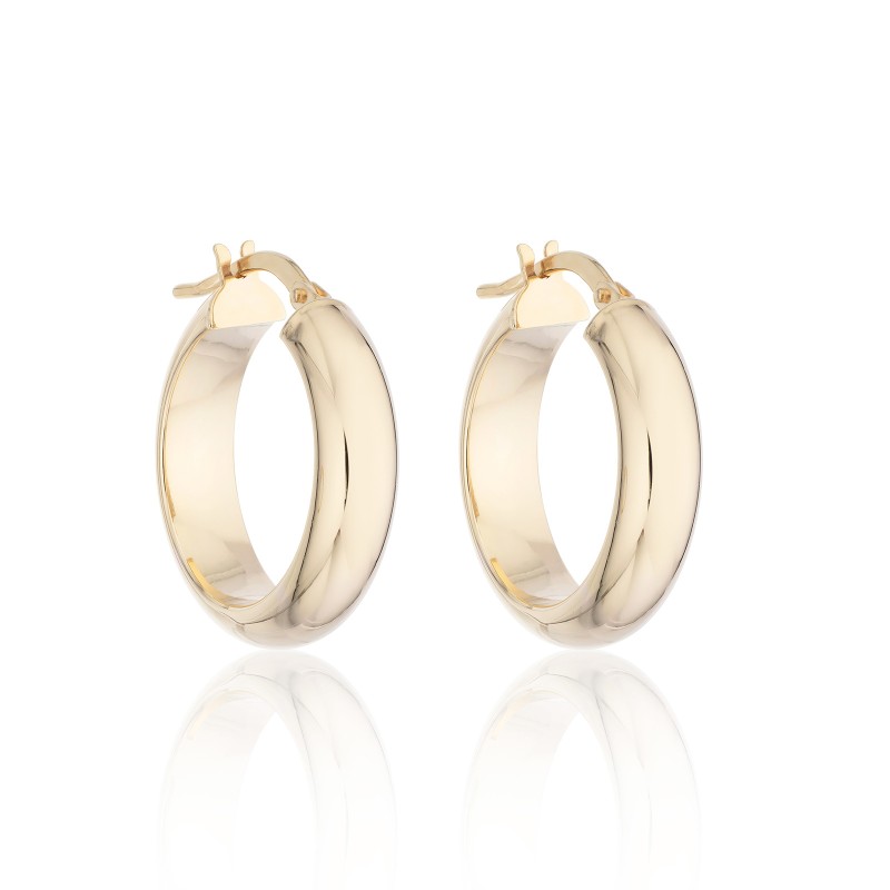 9ct Yellow Gold Mini Hoops