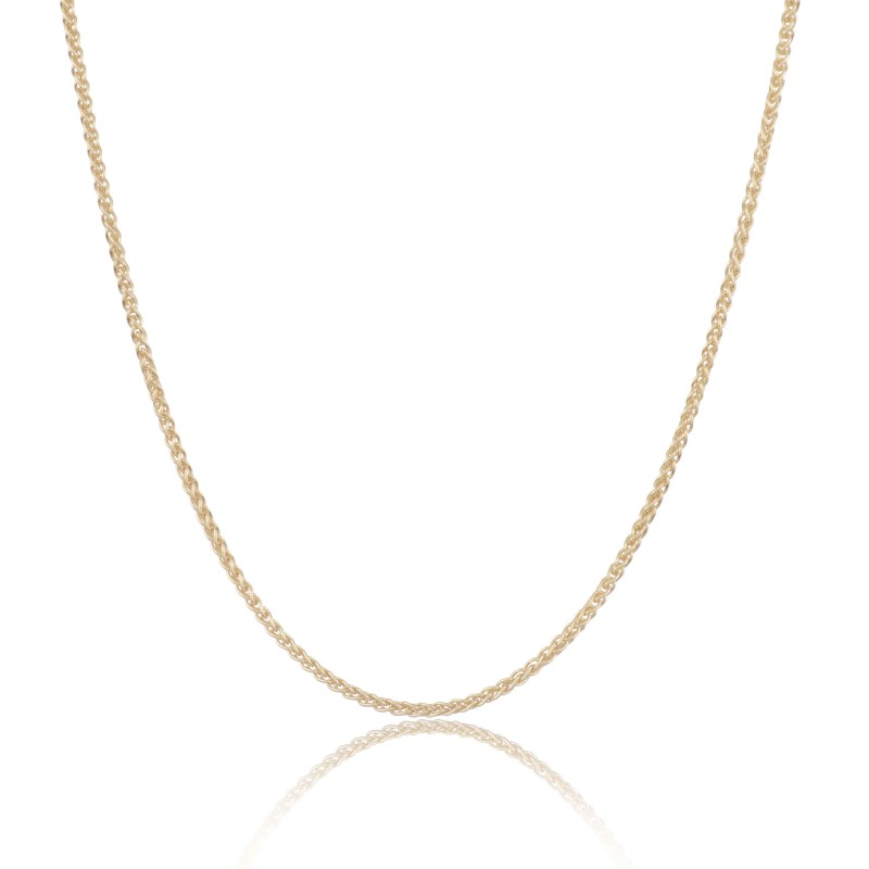 9ct Yellow Gold 20inch Spiga Chain