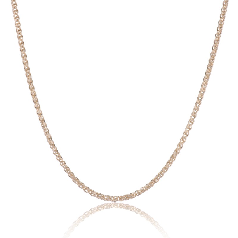 9ct Yellow Gold 24inch Spiga Chain