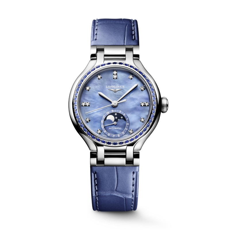 Longines PrimaLuna Moonphase 34mm Ladies Watch L8.126.0.97.2