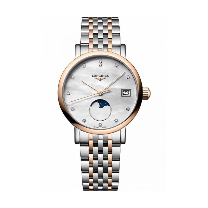 Longines Elegant Collection Moonphase 30mm Quartz Ladies Watch L43305877