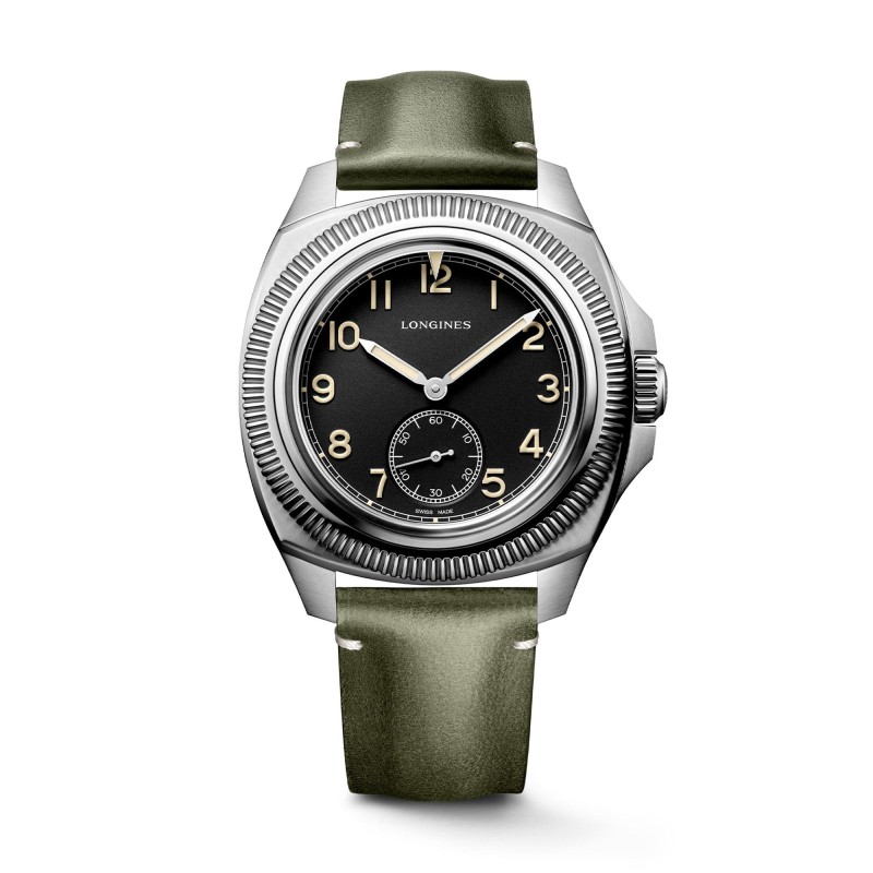 Longines Majetek Black and Green Automatic 43mm Mens Watch L28384532