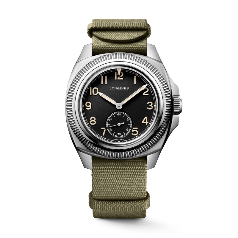 Longines Majetek Black and Khaki Automatic 43mm Mens Watch L28384538