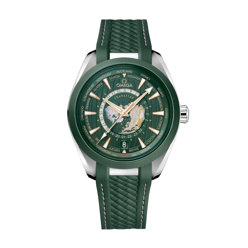 OMEGA Seamaster Aqua Terra Worldtimer Mens Watch 220.32.43.22.10.001