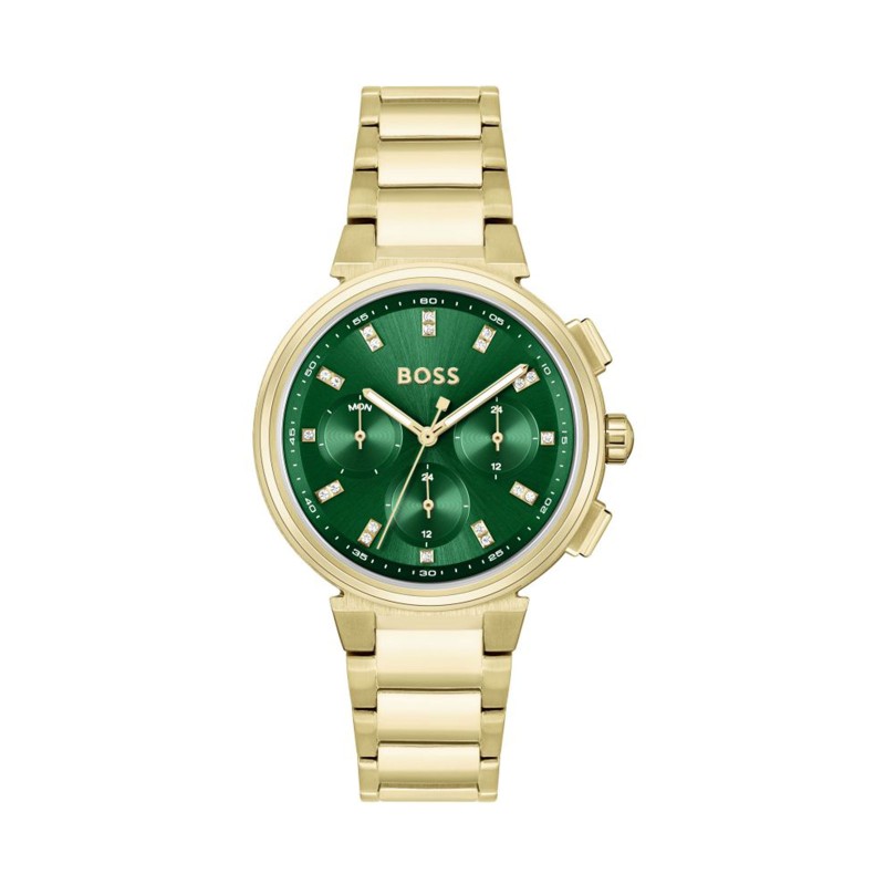 BOSS One Green Chronograph Ladies Watch 1502679
