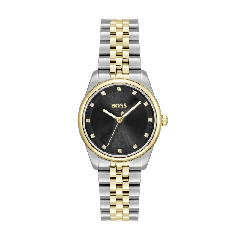 BOSS Graceful Two Tone Crystal Ladies Watch 1502811