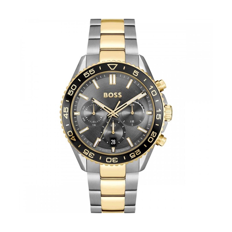 BOSS Runner 43mm Two Tone Mens Watch 1514144 