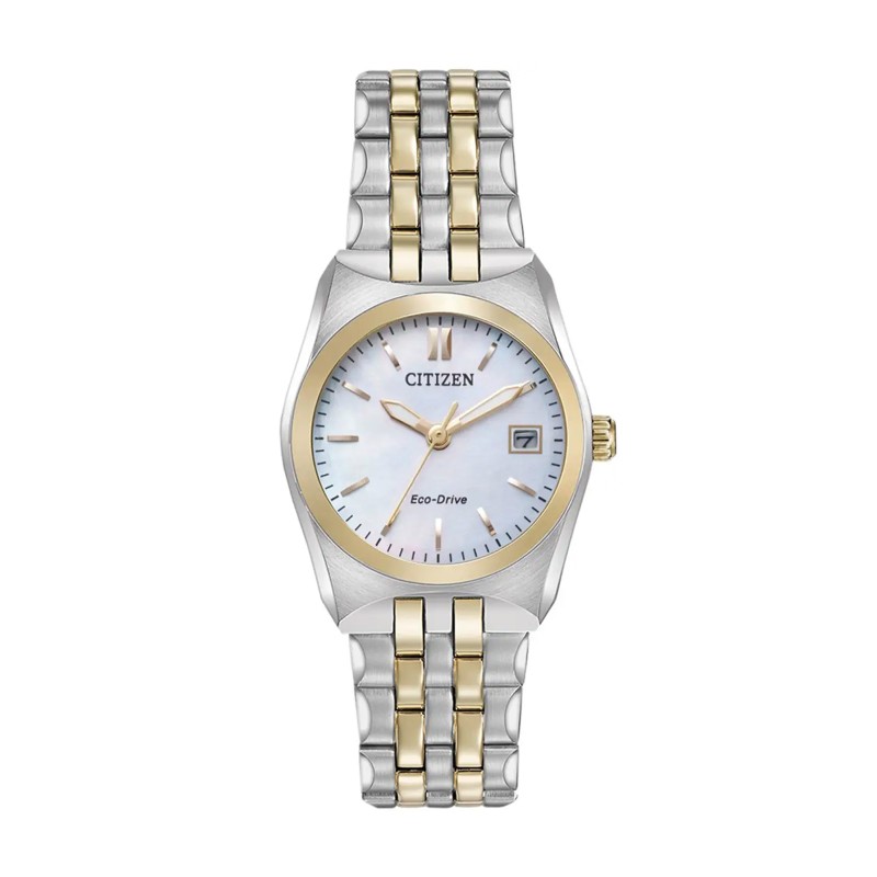 Citizen Eco-Drive Corso Two Tone 28mm Ladies Watch EW2296-58D