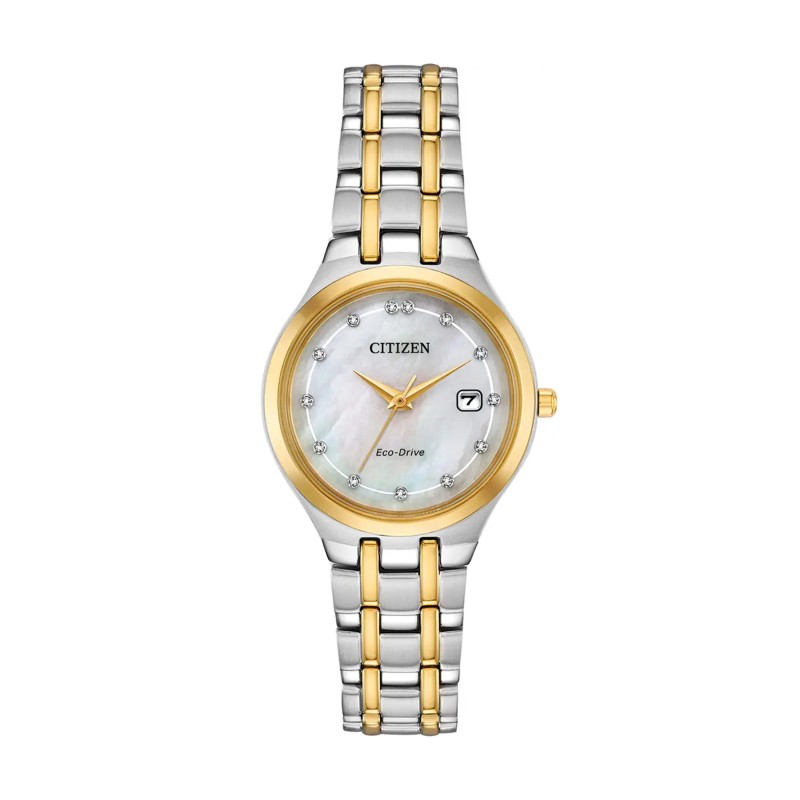 Citizen Silhouette Eco-Drive Diamond 28mm Ladies Watch EW2488-57D