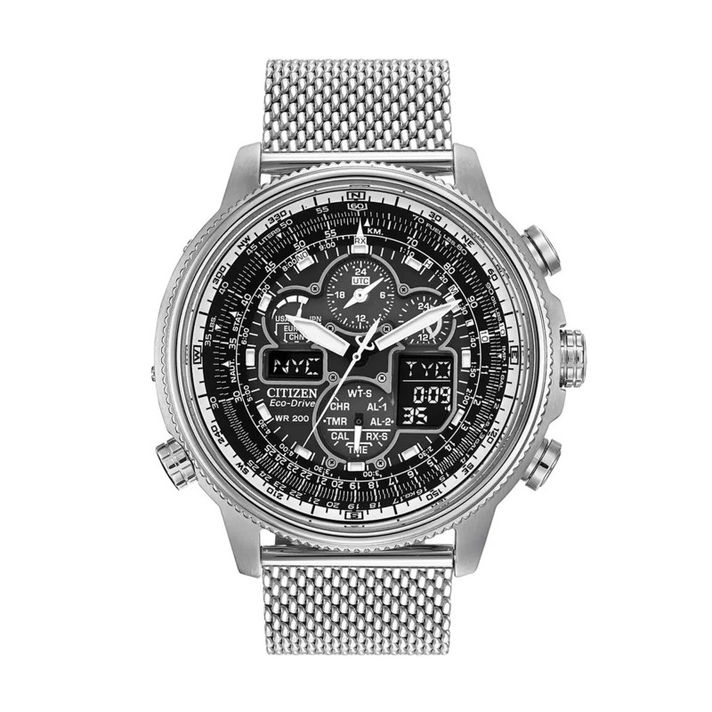 Citizen Navihawk A.T Eco-Drive Chronograph 48mm Men's Watch JY8030-83E