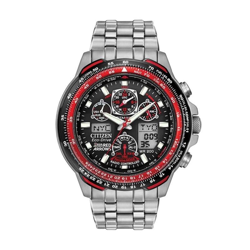 Citizen Red Arrows Skyhawk A.T Super Titanium 47mm Men's Watch JY8110-51E