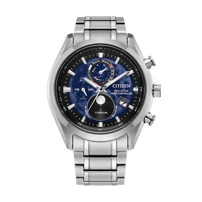 Citizen 'Tsuki-Yomi' Radio-Controlled Moonphase 43mm Watch BY1010-57L