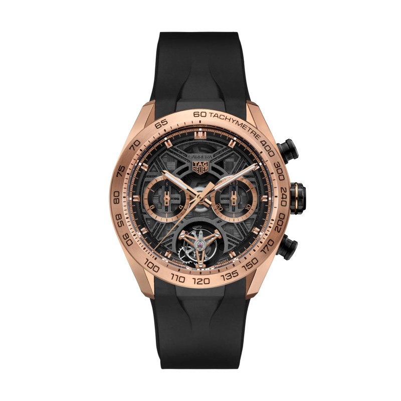 TAG Heuer Carrera Chronograph Tourbillon Extreme Sport 44mm Mens Watch CBU5050.FT6273