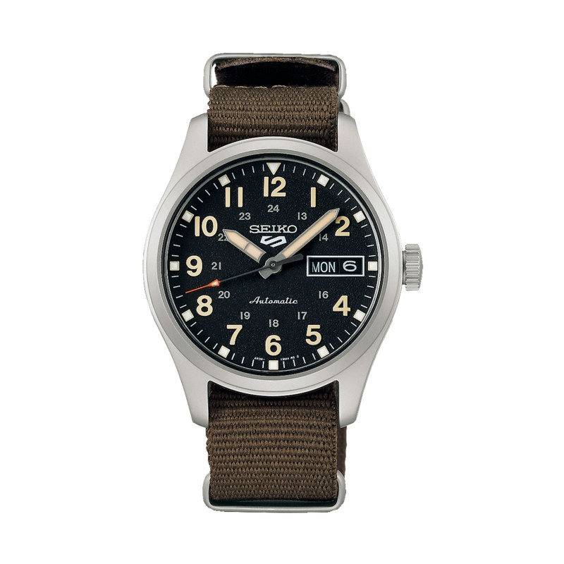 Seiko 5 'Green Zone' Midfield Sports Style Automatic 36.5mm Mens Watch SRPJ85K1