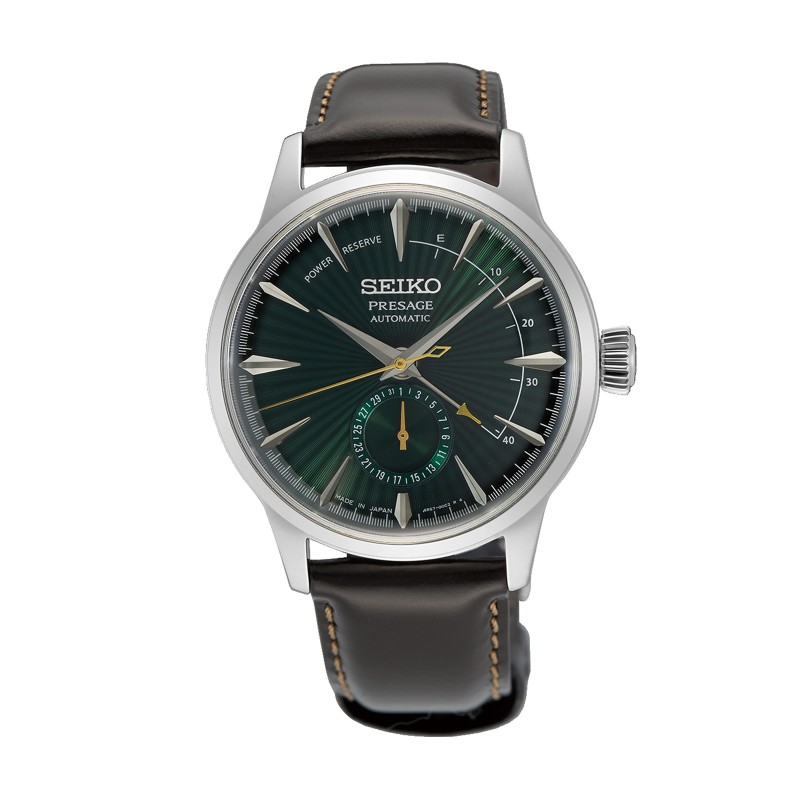 Seiko Presage Cocktail Time 'Midnight Mockingbird' Power Indicator 40.5mm Mens Watch SSA459J1