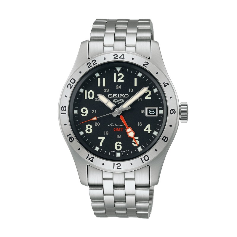 Seiko 5 Sports Field 'Deploy' Mechanical GMT Mens Watch SSK023K1