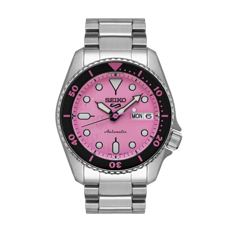 Seiko 5 Sports x Pink Panther Limited Edition Watch SRPM07
