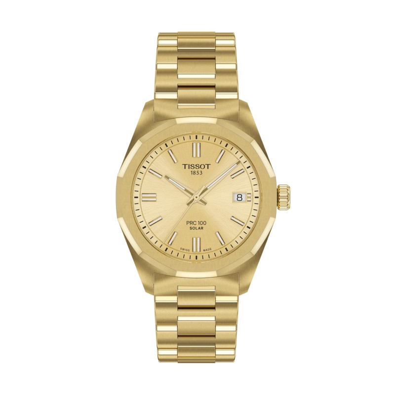 Tissot PRC 100 Solar Quartz 34mm Ladies Watch T1518223302100