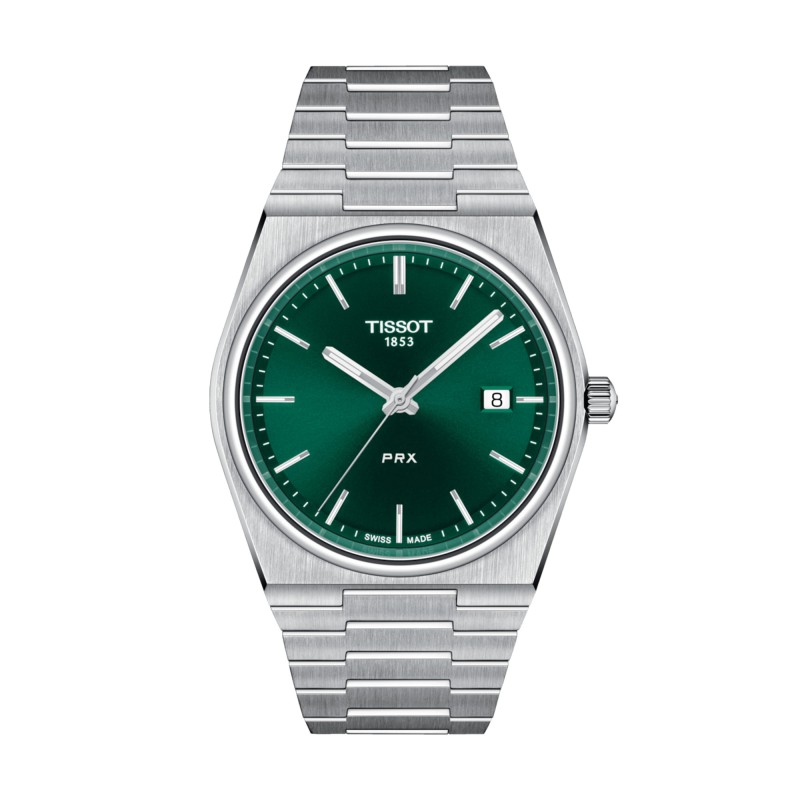 Tissot PRX 40mm Quartz Green Dial Mens Watch T137.410.11.091.00