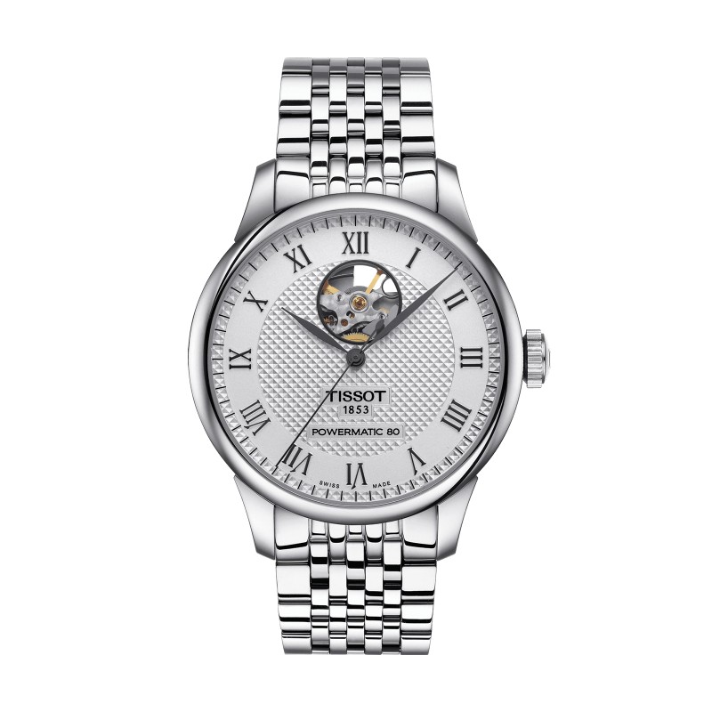 Tissot Le Locle Powermatic 80 Open Heart Mens Watch T0064071103302