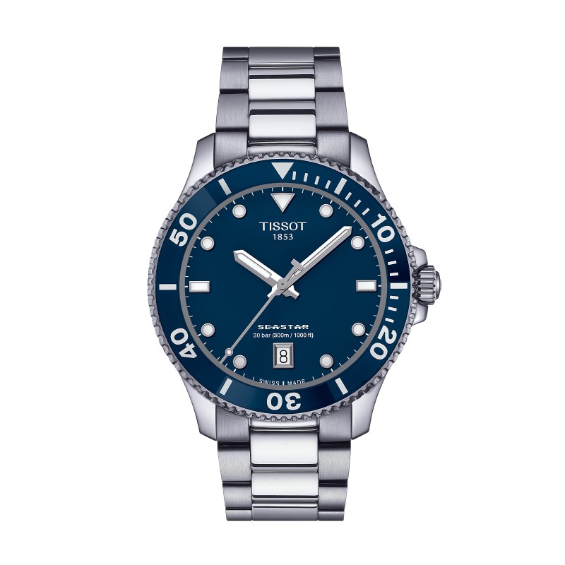Tissot Seastar Quartz 40mm Mens Watch T1204101104100