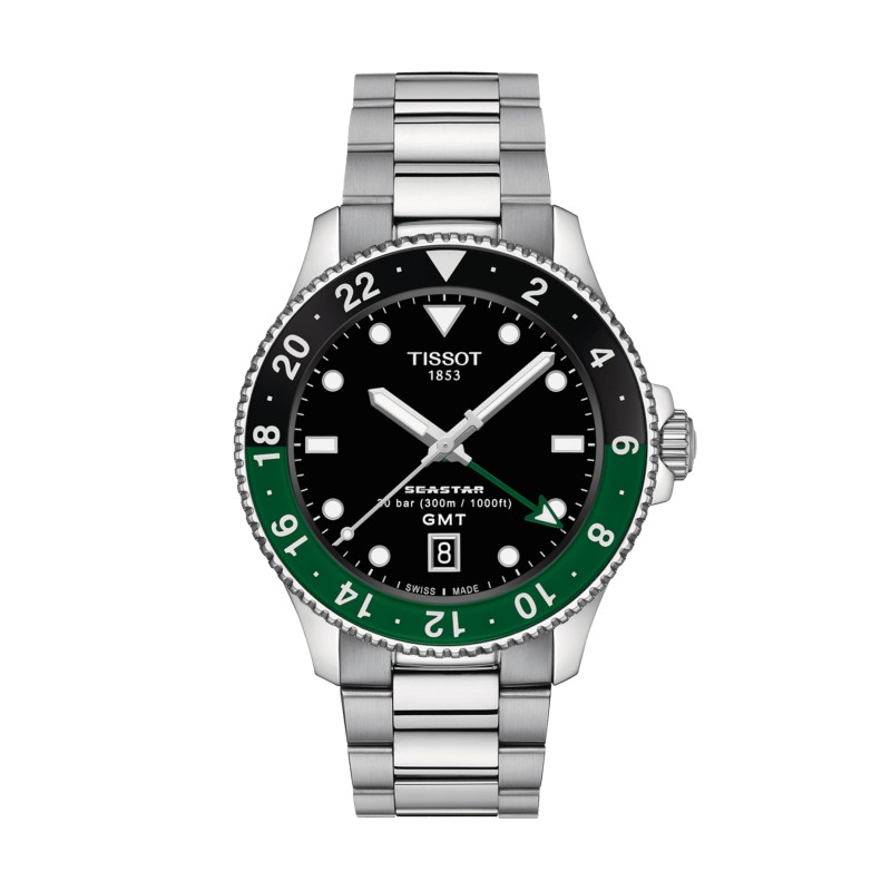 Tissot Seastar 1000 Quartz GMT 40mm Mens Watch T120.852.11.051.00