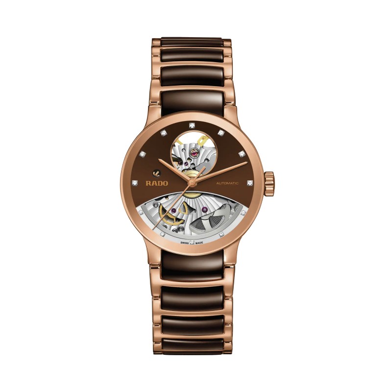 Rado Centrix Automatic Diamonds Open Heart 33mm Ladies Watch R30248712