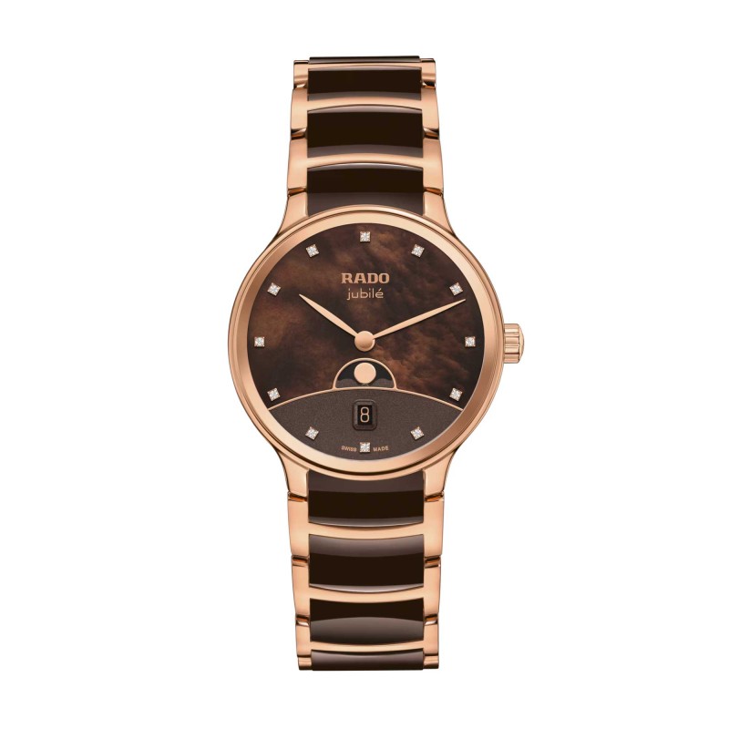 Rado Centrix Moonphase 35mm Ladies Watch R30232902 