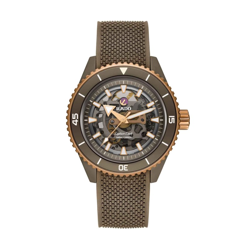 Rado Captain Cook High-Tech Ceramic Skeleton 43mm Watch R32150168