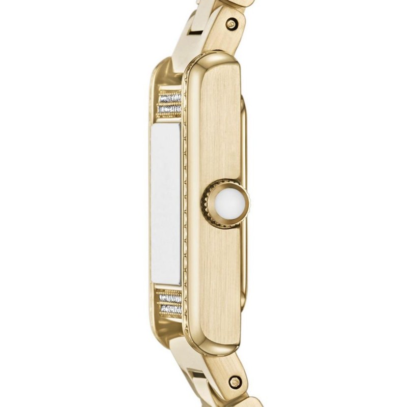 Emporio Armani Two-Hand Gold-Tone Stainless Steel Quartz 20mm Ladies ...