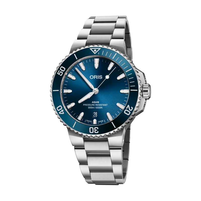 Oris Aquis Date 41.5mm Blue Watch 01 733 7787 4135-07 8 22 04PEB