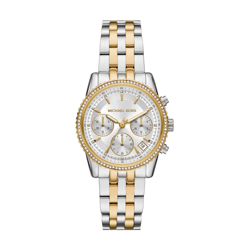 Michael Kors Mini Bryant Pavé Two-Tone Quartz 35mm Ladies Watch MK7532