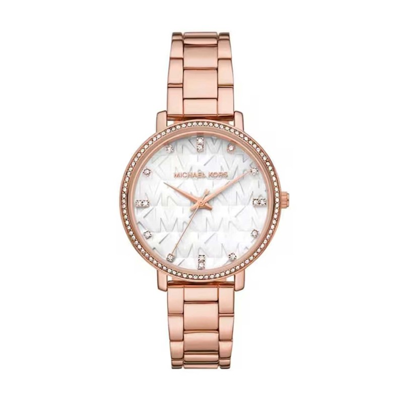 Michael Kors Pyper Pavé Rose Gold-Tone Ladies Watch MK4917