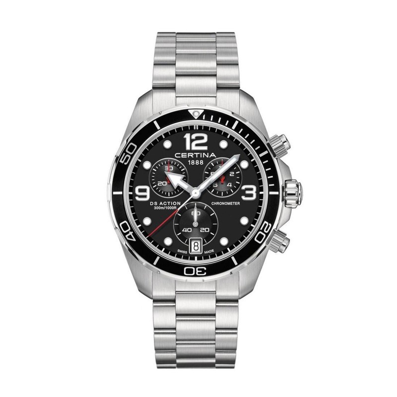 Certina DS Action Black Chronograph Mens Watch C032.434.11.057.00