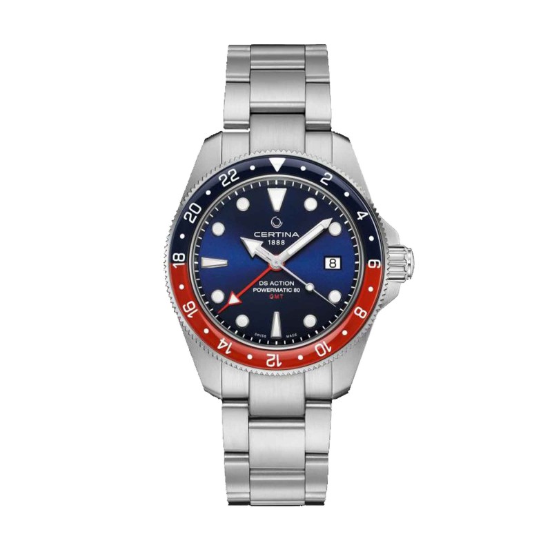Certina DS Action Powermatic 80 GMT Mens 41mm Watch C032.929.11.041.00