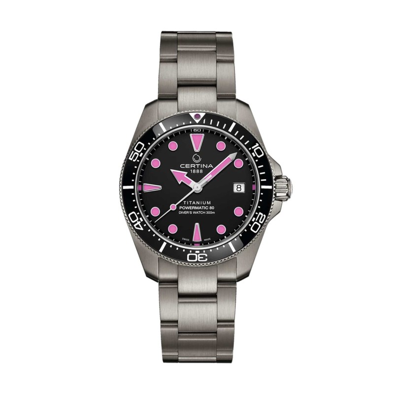Certina DS Action Diver 38mm Titanium Watch C048.807.44.051.01