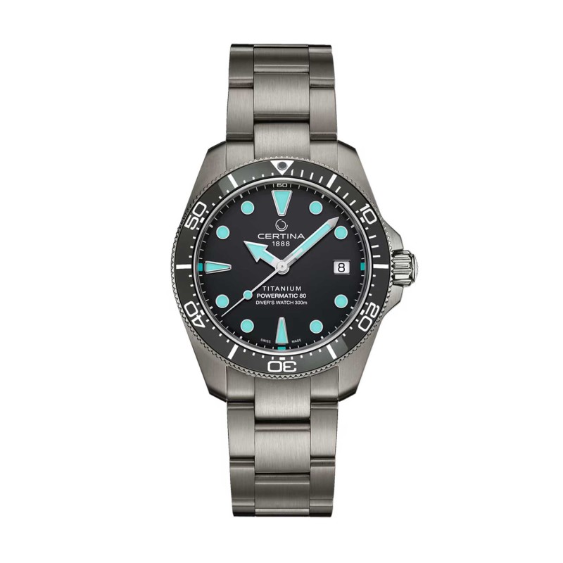 Certina DS Action Diver 38mm Titanium Watch C048.807.44.081.00