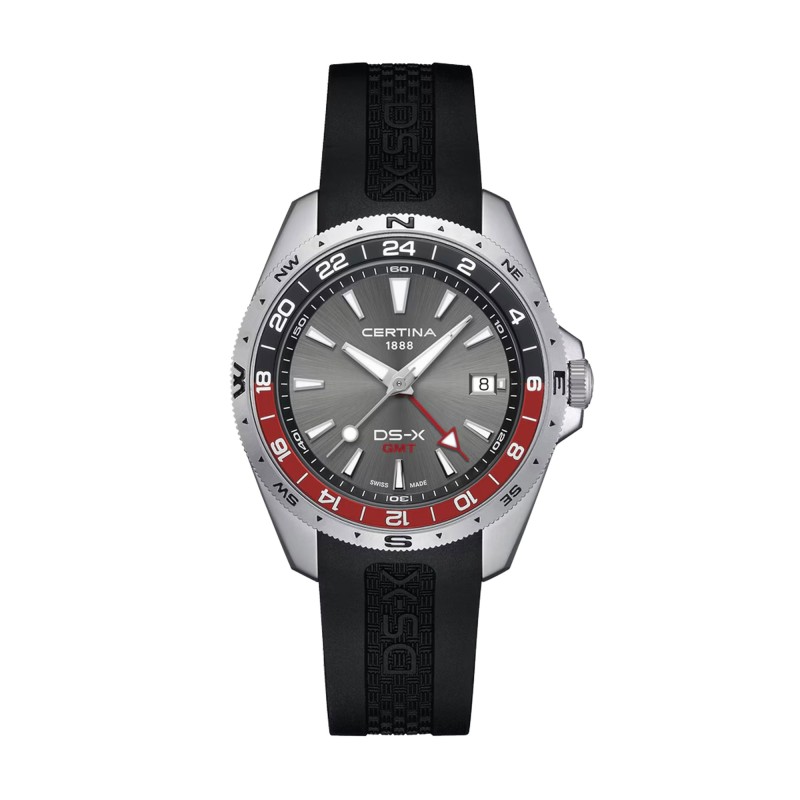 Certina DS-X GMT 316L 41mm Quartz Watch C047.452.17.081.01