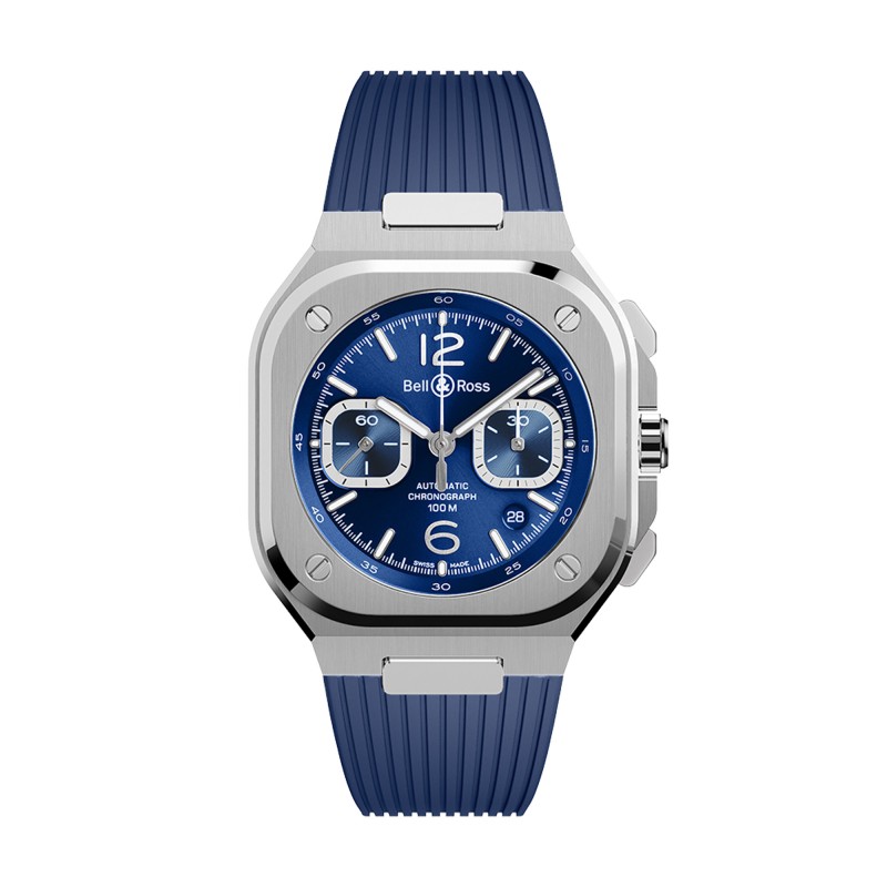 Bell & Ross BR-05 Chrono Blue Steel BR05C-BLU-ST/SRB