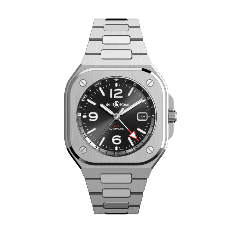 Bell & Ross BR-05 GMT Black 41mm Watch BR05G-BL-ST/SST