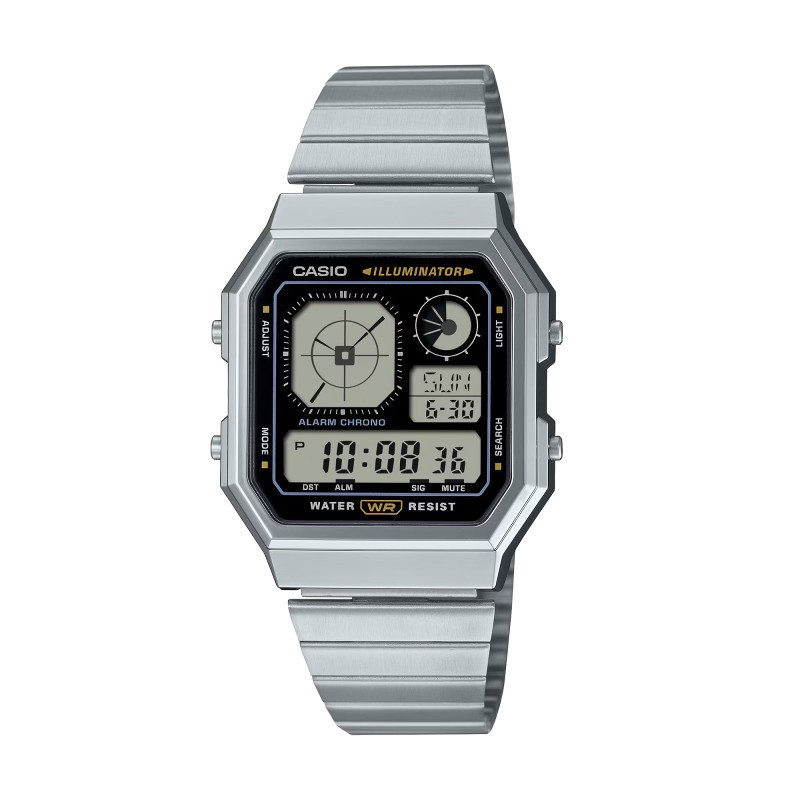 Casio Vintage 40.5mm × 33.9mm Unisex Watch A130WE-1AEF