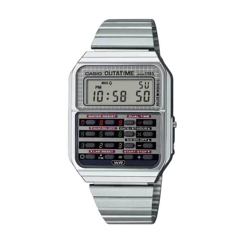 Casio Vintage x Back to the Future 40th Anniversary Limited Edition Calculator Watch CA-500WEBF-1AER
