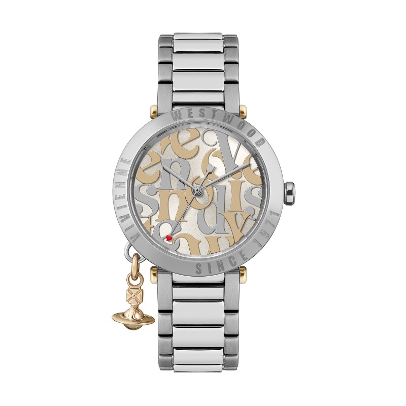 Vivienne Westwood Orb Logomania Quartz 32mm Stainless Steel Ladies Watch VV315WSSL